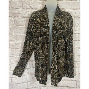 Additions By Chicos 2 Large Tunic Cardigan Top Travelers Knit Stretchy Slinky